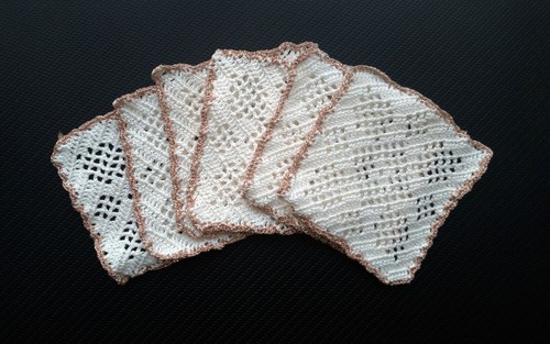 Set sottobicchieri fatti - set, 6