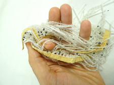 ANTICA FRANGIA VETRO MURANO PERLINE  LAMPADA D'EPOCA RESTAURO PARTI RICAMBIO