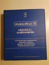 Ferrari Mondial  8 Mondial Quattrovalvole  Manuale  Istruzioni per Le...