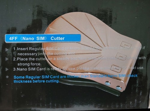 Taglierina per schede nano - , e