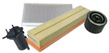 KIT 4 FILTRI TAGLIANDO RENAULT CLIO 2 1.5 DCI