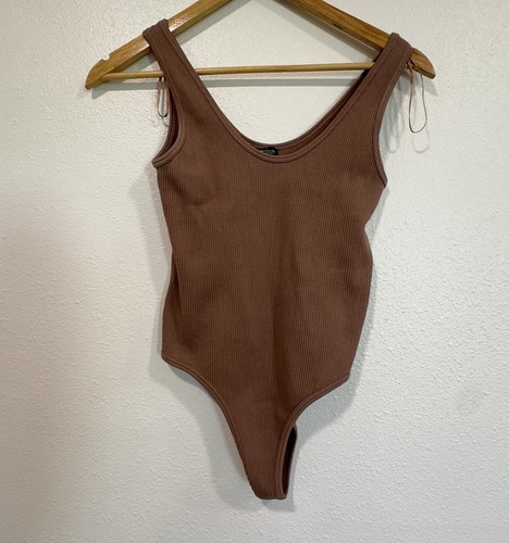 Zara body top marrone - body,