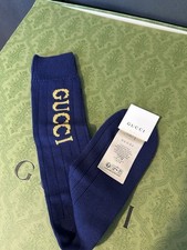 Calze Gucci in maglia marina