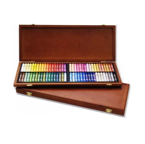 Scatola legno pastelli ad - pastelli,