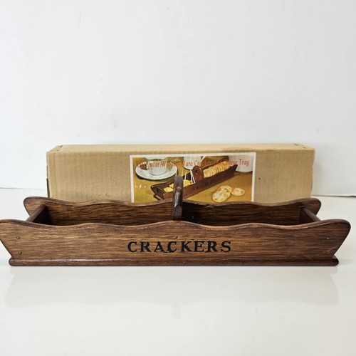Cracker porta vassoio legno - vassoio,