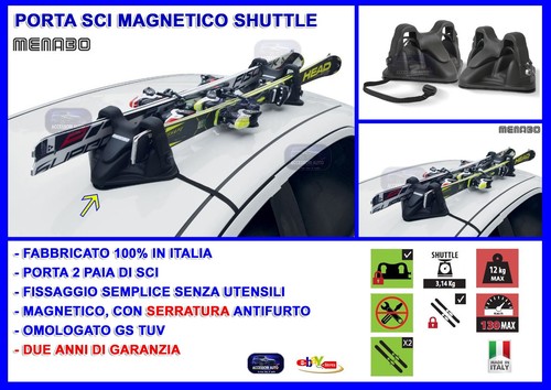 Portasci magnetico menabo - portasci,