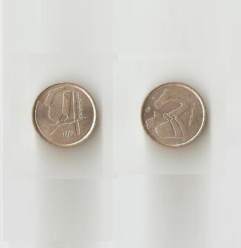 Spain spanish coin peseta - 5,