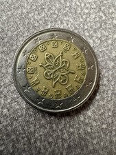Moneta 2 euro Portogallo 2002 "Rarissima" Molteplici errori di conio