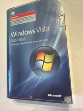 Microsoft Windows Vista Business 32 bit DVD UPGRADE con chiave