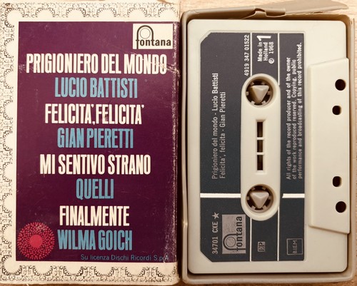 Lucio battisti cassette - battisti,