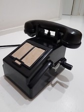 Telefono In Bachelite a Manovella URMET TORINO 1943 WW2 Collezione!!!RARISSIMO!!