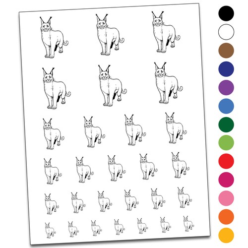 Caracal orecchie trapuntate - orecchie,
