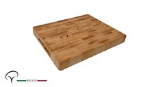 tagliere artigianale in legno FAGGIO  395x300x40 mm