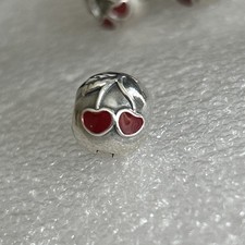 Autentico Pandora 🌟 Charm Clip Ciliegia 🌟 925 ALE