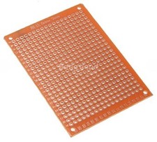 Basetta Millefori Singola Faccia Mis. 5 * 7 CM Bachelite PCB Prototipazione