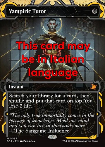Mtg vampiric tutor exc - mtg, 35