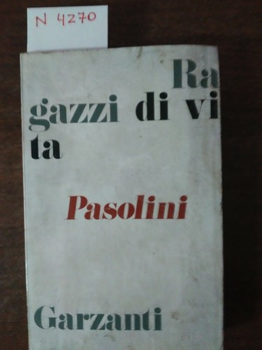 Ragazzi vita pier - -,