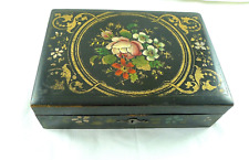 VECCHIA SCATOLA LEGNO BAULETTO