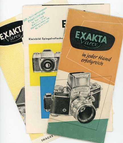 Brochure fotocamera ihagee exa - ihagee,