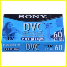 Sony DVM-60 PR3 Videocassetta mini-DV (60min) 1 ora, nuova sigillata. Vergine