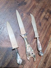 3 tagliacarte in alpaca e