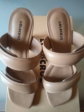 Sandali con tacco Lola Cruz color Camel taglia 37 EUR