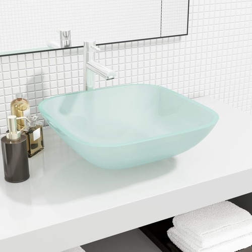 Lavandino vetro 42x42x14 cm - 42x42x14,