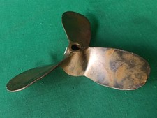 ANTICA ELICA A 3 PALE IN BRONZO ORIGINALE DA RECUPERO ANTIQUARIATO NAVALE. DE42