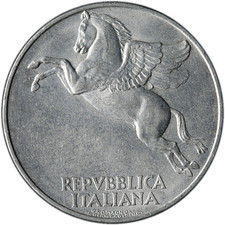 Italia 1948-R Dieci (10) Lire