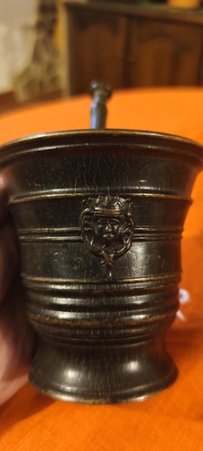 Mortaio bronzo con pestello - bronzo,