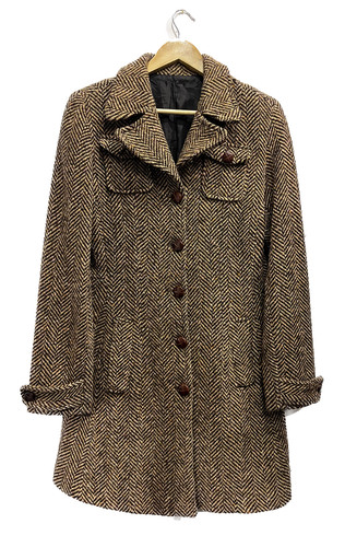 Vintage cappotto misto lana - misto,