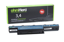 USATA POCO: Batteria OhmHero® NERA 6800 mAh REALI per Acer Aspire V3-571G