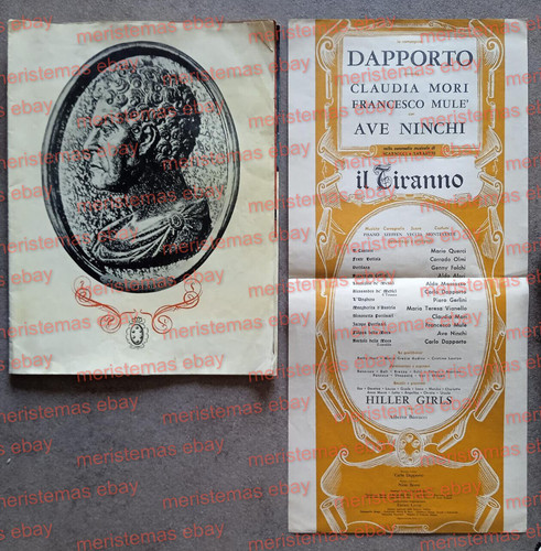 1961 carlo dapporto tiranno - 1961, il