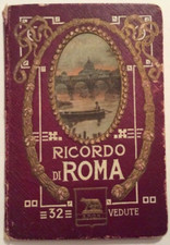 Souvenir con 32 vedute Ricordo di ROMA - Scrocchi Milano - anni ‘30