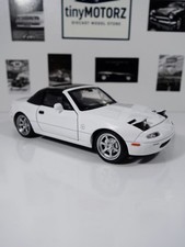 Mazda MX5 Miata - Modellino auto pressofuso scala 1:32 JDM bianco
