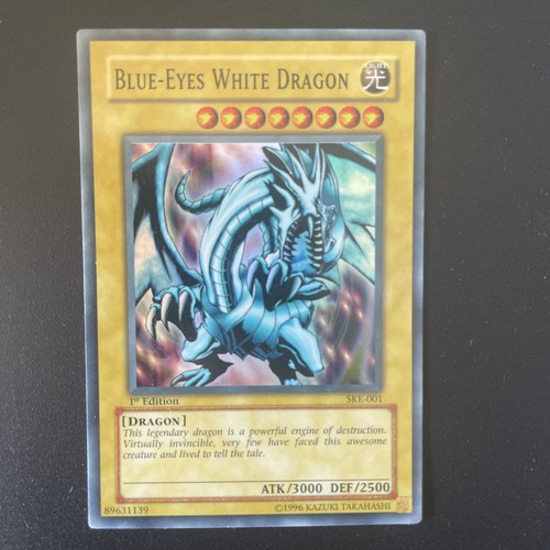 Blu eyes white - dragon, first