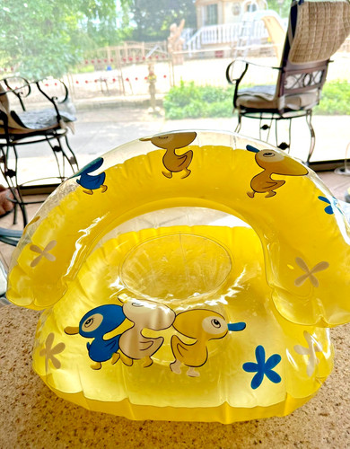 Sedia gonfiabile vintage anni