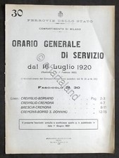 Ferrovie Orario Generale