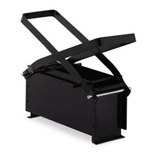 Relaxdays Spremiagrumi Bricchettatrice per Cartone, Pressa per la Carta in Accia