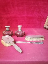 Set toilette in silver - toilette,