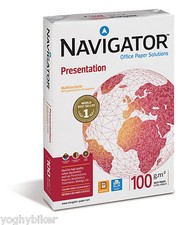 SCATOLA DA 4 RISME CARTA A3 29,7X42 GR. 100 NAVIGATOR PRESENTATION