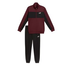 Puma Tuta da Uomo Acetata Poly Colourblock Bordeaux Taglia M Codice 687304-96