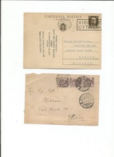 ITALIA REGNO 5 Pezzi Storia Postale Buste  viaggiate dal 1864 al 1941
