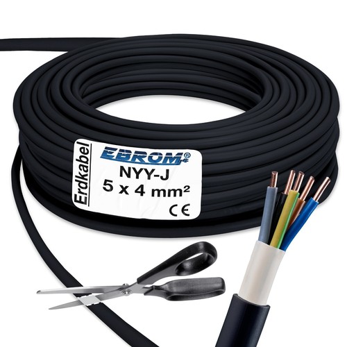 Nyy 5x4 mm - (5,85, €/m)