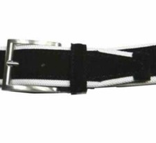 Cintura uomo bianca e nera
