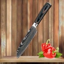 Coltello Santoku in acciaio damascato damascato coltello da cucina coltello da cuoco regalo DHL