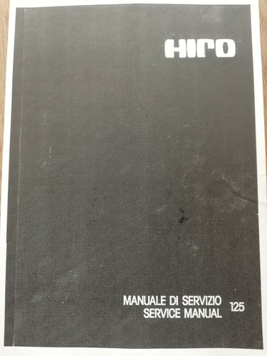 Hiro 125 manuale officina - 125,