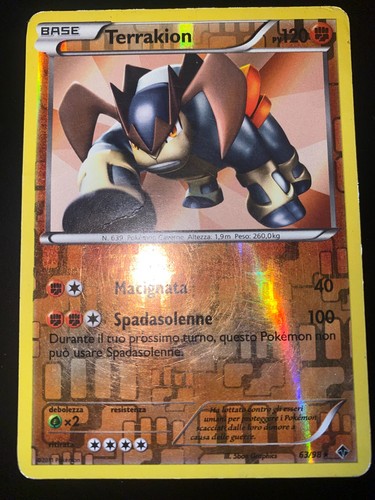 Terrakion reverse holo epo - reverse, (epo