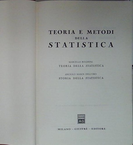 Boldrini maros dell - 'oro, teoria