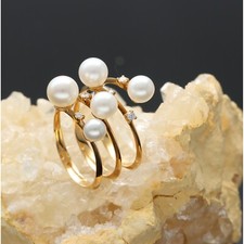 Anello  in oro giallo 750 18